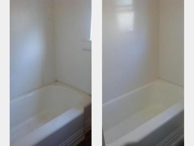 Before and After Bathtub Refinishing